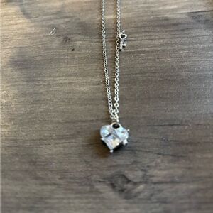 Silver Heart Pendant Necklace